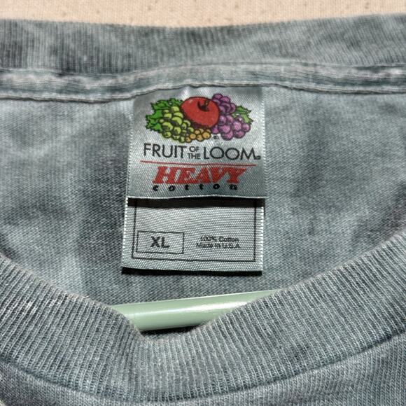 Vintage 90s Fruit Of The Loom Alligator Tie Dye Men's XL T-Shirt Made In USA - Picture 4 of 8